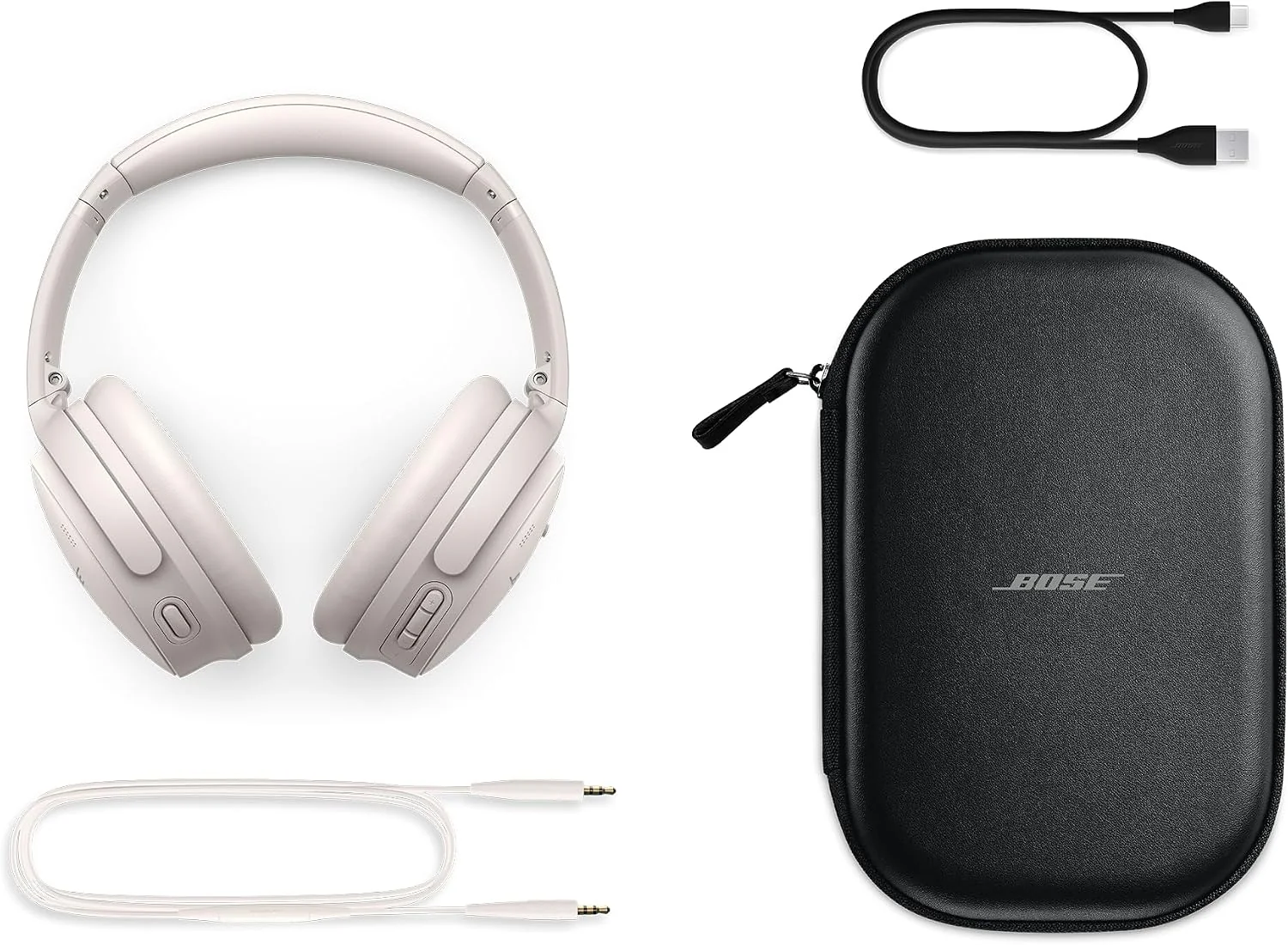 Bose Quietcomfort 45 Anc Wireless Headphones White - view 6