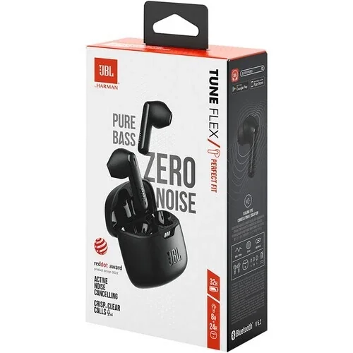 Jbl Tune Flex True Wireless Earbuds Black - view 2