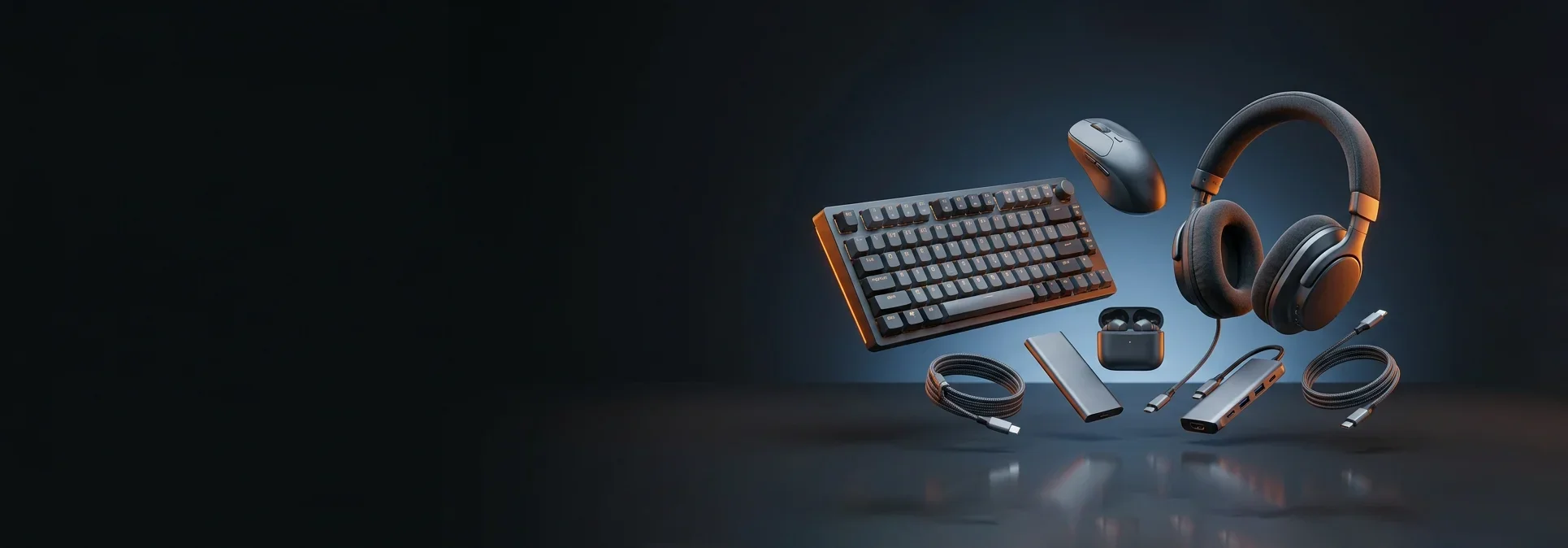 Laptop and PC accessories in the UAE - keyboards, mice, headsets and cables at Techoffer